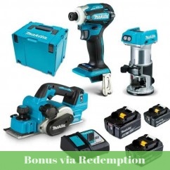 Makita DLX3162TJ - 18V 2 x 5.0Ah Cordless Brushless 3 Piece Combo Kit